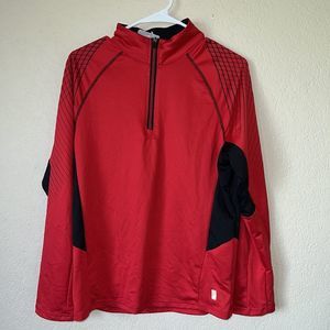 NWT ASICS YOUTH XL 18 Boys 1/4 zip Athletic Running Long Sleeve Sweatshirt